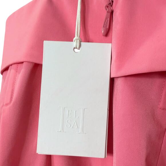 Helsa Size XS Women's Strapless Structured‎ Formal Long Gown Pink Bridesmaid NWT - Picture 6 of 11